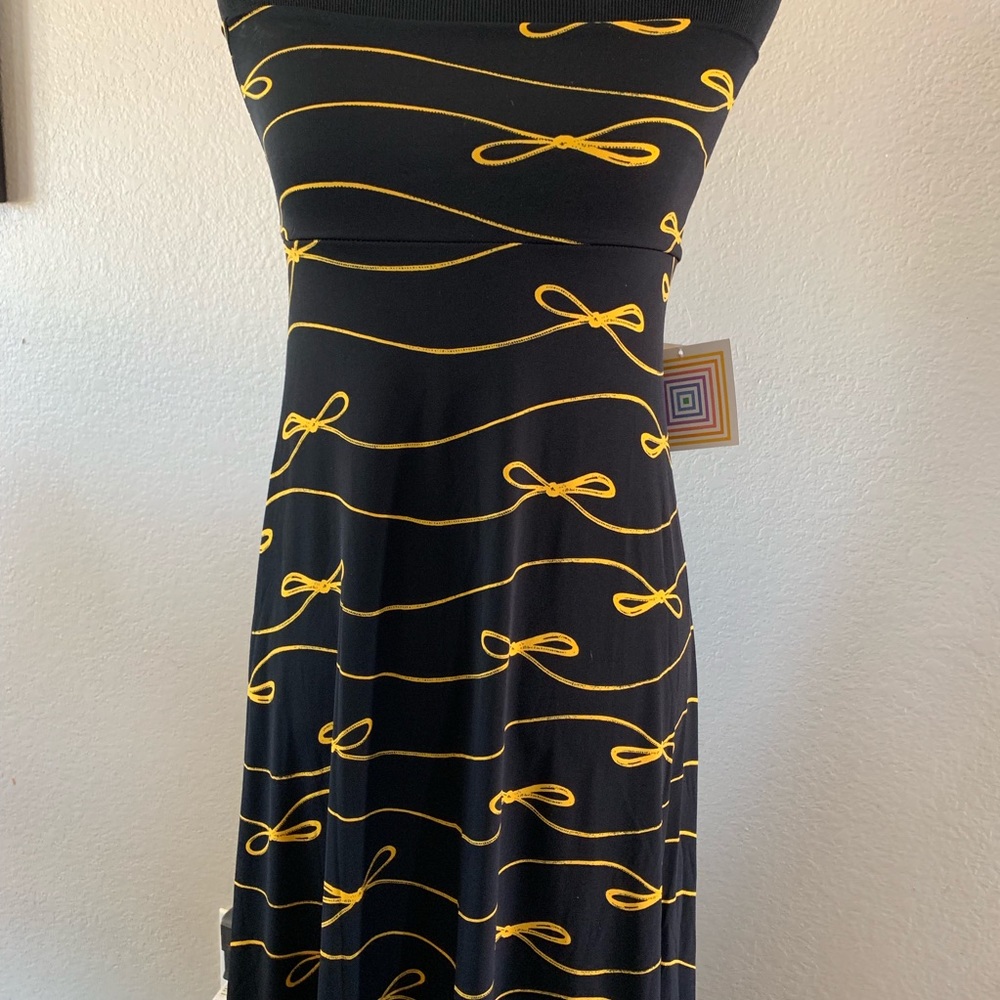 XS Lularoe Maxi Skirt Dress swim cover Bows